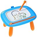Kikapabi Toddler Toys for 1-2, Magnetic Drawing Board for Boys Girls, Colorful Durable Doodle Writing Board for Early Learning Birthday, Kids Travel Activity (Blue)