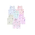 KIKE Baby Cotton Inner Wear Vest for Baby Boys &amp; Girls - White Baniyan Toddler Vest Pack of 6