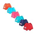 KIKE Baby Girls Sleevless Printed Cotton Regular Fit Camisole Slips/Vests/Baniyan/Inner Wear, Pack of 6