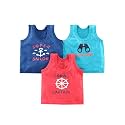 KIKE Newborn Baby Printed Sleeveless Regular Fit