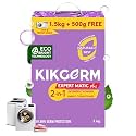KIKGERM 2-in-1 ADVANCED Top &amp; Front Load Detergent Powder + FABRIC CONDITIONER (2kg) | Tough Stain Removal + Soft Clothes | No Harmful Chemicals | Washing Machines Surf | (Rs. 90 DISCOUNT)