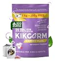 KIKGERM Plant Based Laundry Detergent Powder With Fabric Conditioner (1.25 Kg) 1 Kg + 250gm - Natural, Eco-friendly, Non-toxic, Biodegradable - Kids Safe, Skin Safe, Pet Safe - Tough Stain Remover
