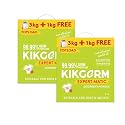 Kikgerm Plant Based Top Load Laundry Detergent Powder - Natural, Eco-friendly, Non-toxic, Chemical-free, Biodegradable - Skin Safe, Pet Safe - Tough Stain Remover - (4 Kg) (Pack of 2)