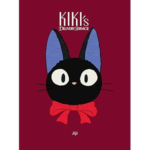 kiki39s delivery service jiji plush journal textured journal japanese anime journal cat journal studio ghibli x chronicle books