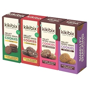 kikibix tasty amp healthy cookies assorted combo pack no maida amp no refine sugar coffee ragi chocolate fig amp date choco bliss cookies natural jaggery biscuit high fiber snack for weightloss 520 gms