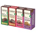 Kikibix Tasty & Healthy Cookies Assorted Combo Pack, No Maida & No Refine Sugar, Coffee, Ragi Chocolate, Fig & Date, Choco Bliss Cookies, Natural Jaggery Biscuit, High Fiber Snack For Weightloss, 520 Gms