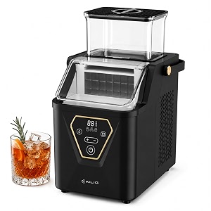 kilig clear square ice cube maker black s02