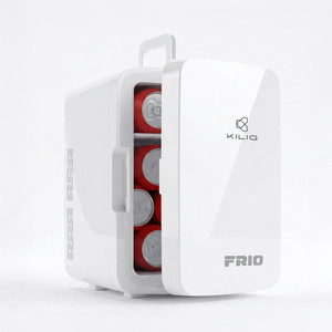 kilig frio mini fridge 10 l compact refrigerator white