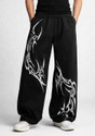 KILIYAM Printed Men Black Track Pants