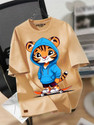 KILLER Boys Graphic Print Pure Cotton Regular