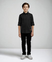 KILLER Boys Solid Casual Black Shirt