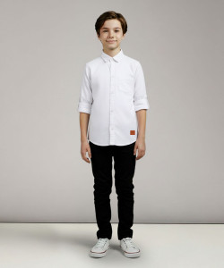 KILLER Boys Solid Casual Blue Shirt
