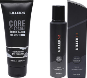 killer charcoalwave stndrd gry 2 items in the set