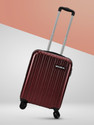 KILLER Classic Light-Weight & Durable Polycarbonate D. Red Hard Luggage Check-in Suitcase 4 Wheels - 20 Inch