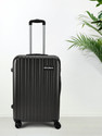 KILLER Classic Light-Weight & Durable Polycarbonate Dark Grey Hard Luggage Check-in Suitcase 8 Wheels - 24 Inch