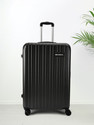 KILLER Classic Light-Weight & Durable Polycarbonate Dark Grey Hard Luggage Check-in Suitcase 8 Wheels - 28 Inch