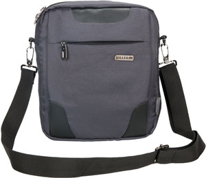 killer grey men sling bag - mini casual travel sling bag