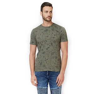 KILLER Mens Printed Slim Fit T-Shirt