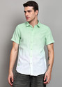 KILLER Men DyedOmbre Casual Light Green Shirt