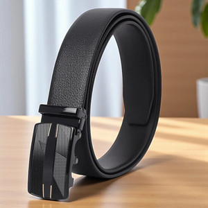 killer men formal casual evening party black artificial leather belt