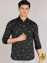KILLER Men Printed Casual Black Shirt