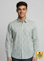 KILLER Men Printed Casual Light Green Shirt