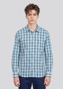 KILLER Men Slim Fit Checkered Formal Shirt