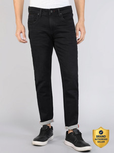 KILLER Men Slim Mid Rise Black Jeans