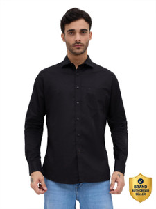 KILLER Men Solid Casual Black Shirt