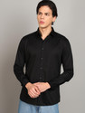 KILLER Men Solid Casual Black Shirt