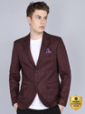 KILLER Men Solid Double Breasted Casual Blazer