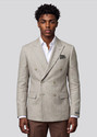 KILLER Men Solid Double Breasted Casual Blazer