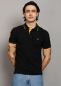 KILLER Men Solid Polo Neck Cotton Blend