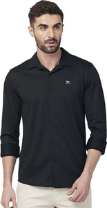 KILLER Men Striped Casual Black Shirt
