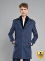 KILLER Polyester Viscose Blend Solid Coat