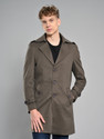 KILLER Polyester Viscose Blend Solid Coat