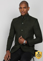 KILLER Polyester Viscose Blend Solid Coat