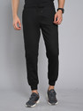 KILLER Self Design Men Black Track Pants