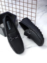 KILLER Mens Nubuck-Touch Slip-On Driving Loafers with
