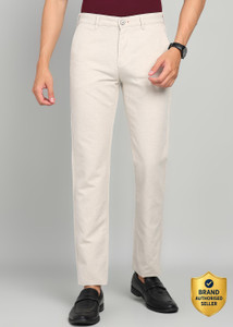 KILLER Slim Fit Men Beige Trousers