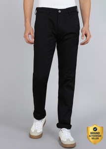 KILLER Slim Fit Men Black Trousers