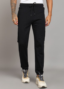 KILLER Solid Men Black Track Pants