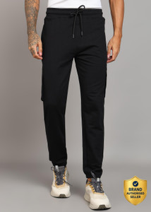 KILLER Solid Men Black Track Pants