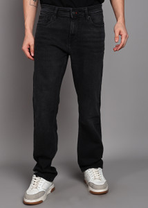 KILLER Straight Fit Men Dark Grey Jeans