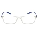 Killer Rectangle Unisex Anti Glare PC/Mobile Zero Power Eyeglasses, Transparent Frame