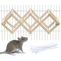 Kiln-Dried Wood Rat Climb Toy, Hanging Cage Ladder Activity (S, 1pc)
