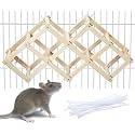 Kiln-Dried Wood Rat Climb Toy, Hanging Cage Ladder Activity (M, 1Pc)