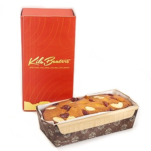 kilobeaters premium christmas plum cake with dry fruits and nuts made with 100 almond flour zero calorie sweetener and zero sugar - 300 gm pack of 1
