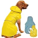 Kimee Dog Raincoat Waterproof Dog Rain Jacket, Small to 3X-Large Dog, 2XL