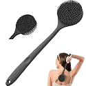 KIMEE Silicone Body Brush | Long Handle | Soft Silicone Nubs | Unisex